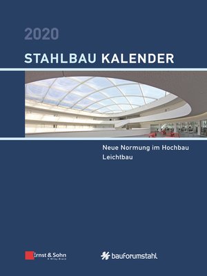cover image of Stahlbau Kalender 2020